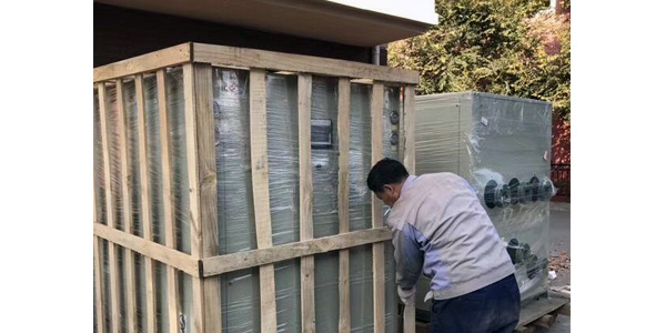 渦旋式水源熱泵機(jī)組廠家完成測試，用戶安裝簡便
